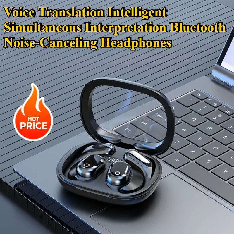 

Voice Translation Intelligent Simultaneous Interpretation Bluetooth Noise-Canceling Headphones