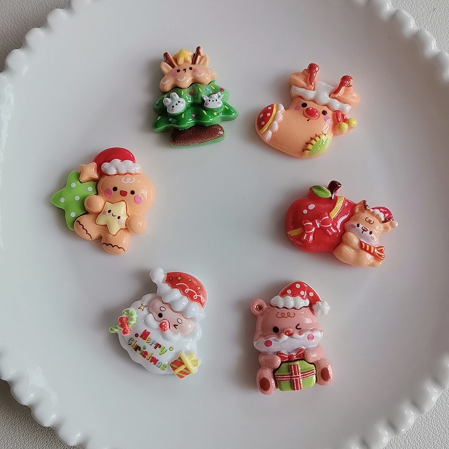 Kawaii Cartoon Weihnachten Ser – Craft Embellishment Bewertung und Preis