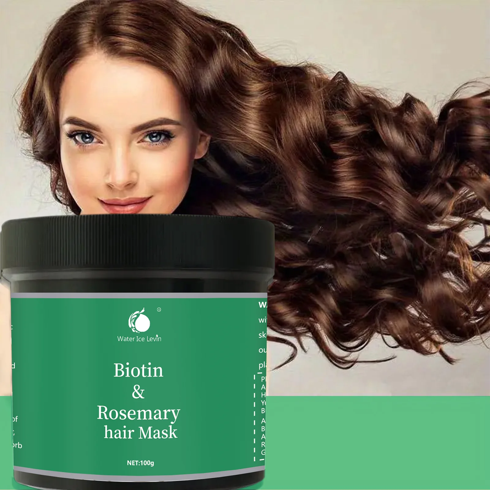 100g Biotin Collagen Keratin Hair Mask Repair Damage Dry Frizz Soften Hair Scalp Care Hair Beauty Health