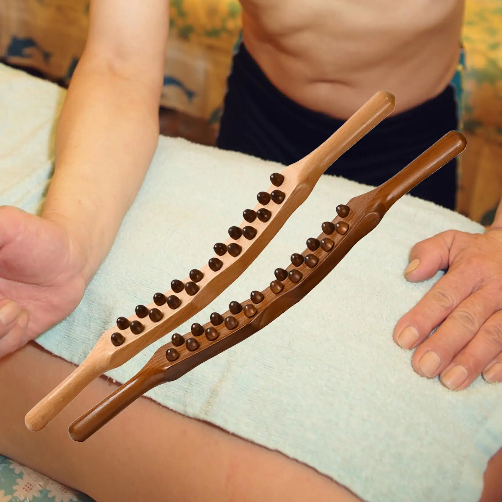 Massage Gua Sha Tools with Acupressure Points Posters Chart Massager Tool