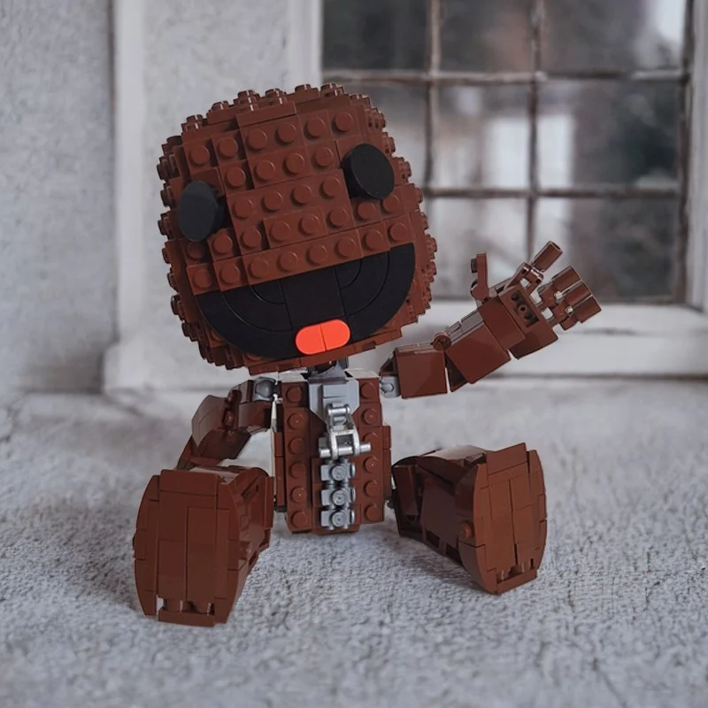 478 قطعة MOC Sackboy نموذج اللبنات العمارة تجميع فكرة إبداعية هدية الكريسماس ألعاب تعليمية الطوب عيد ميلاد الاطفال #3