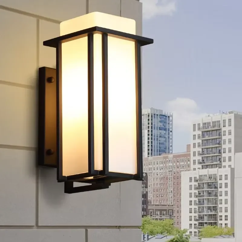Chinese IP65 waterproof outdoor wall lamp stainless steel tempered glass 25 beams of light angle 3000K warm lamp 3 years
