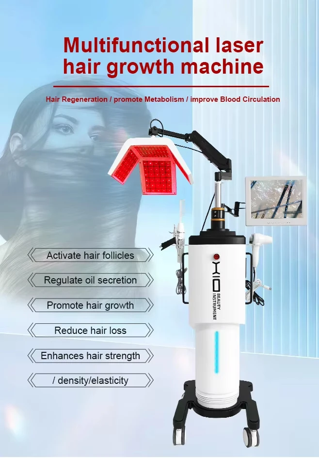 Latest SPA Scalp Analyzer Hair Growth Machine - Salon-Grade Professional with Deep Cleansing & Pigment Lightening