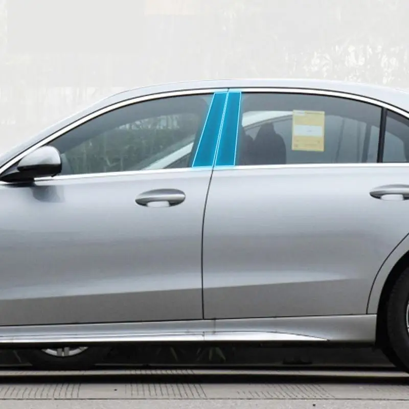 

For Mercedes Benz Class-c C206 2023 Car Exterior Car B C window pillar Anti-scratch TPU Protective film Anti-scratch Repair film