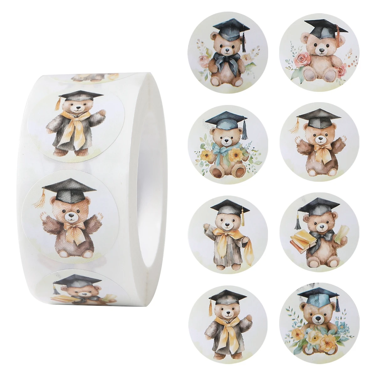 500pcs Graduation Stickers Congrats Grad Gift Labels Sealing Sticker Graduation Party Favor Supplies Graduation Decoration 2025