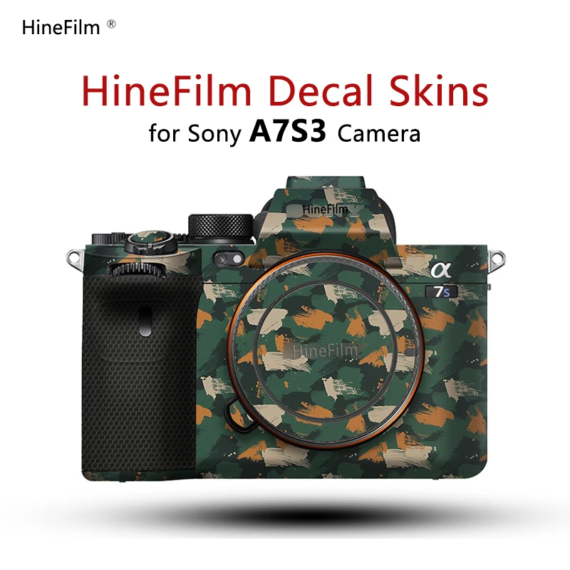 Hinefilm Skin For Sony A7SIII Camera Skin A7S3 Camera Cover Sticker A7S III Camera Skin Alpha 7 S III Protective Wrap Cover Film