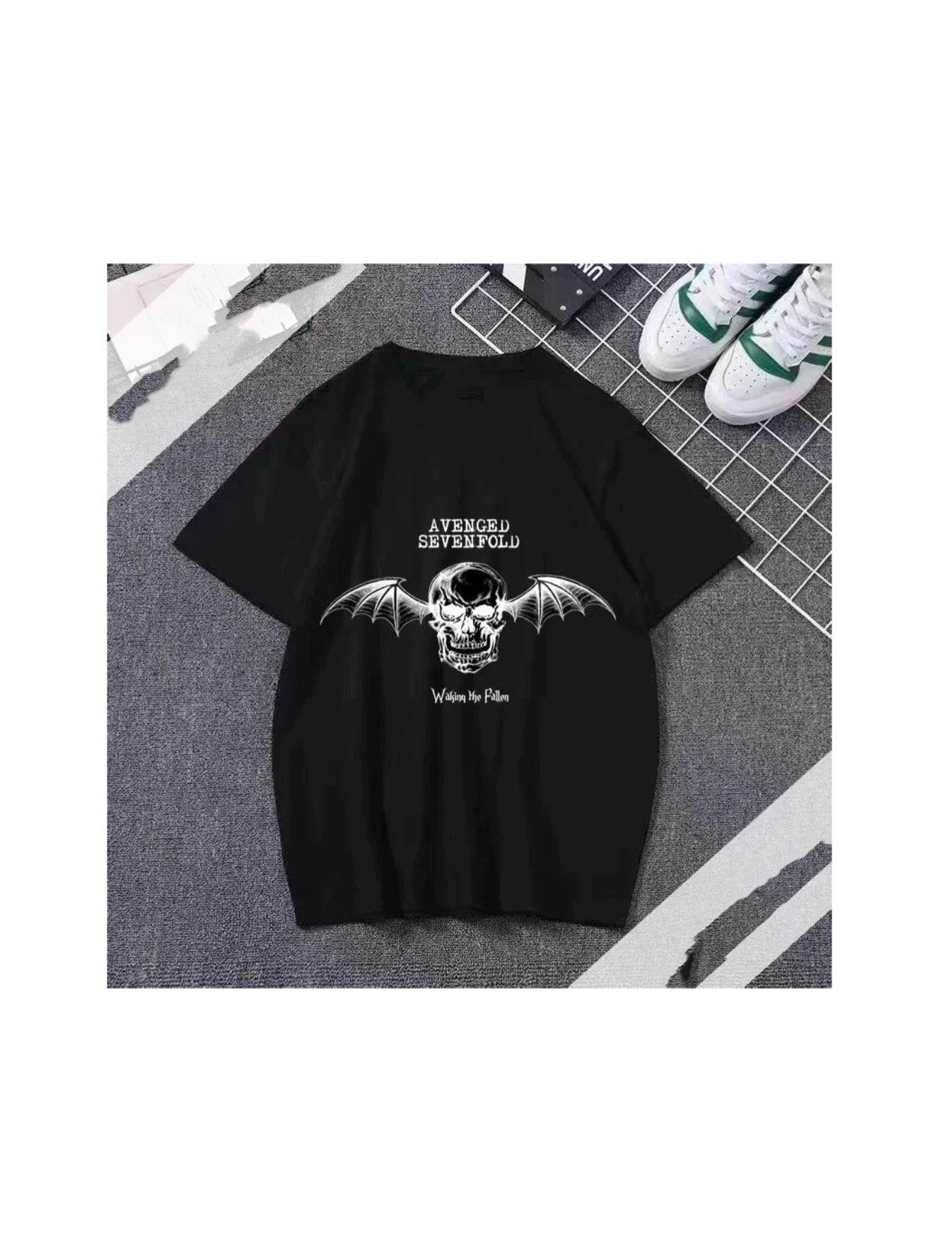 Picture Printing Graphic T Shirts Avenged Sevenfold Men\'s T-shirt Sportswear Man Harajuku Goth Clothes Streetwear Kpop Tops77899