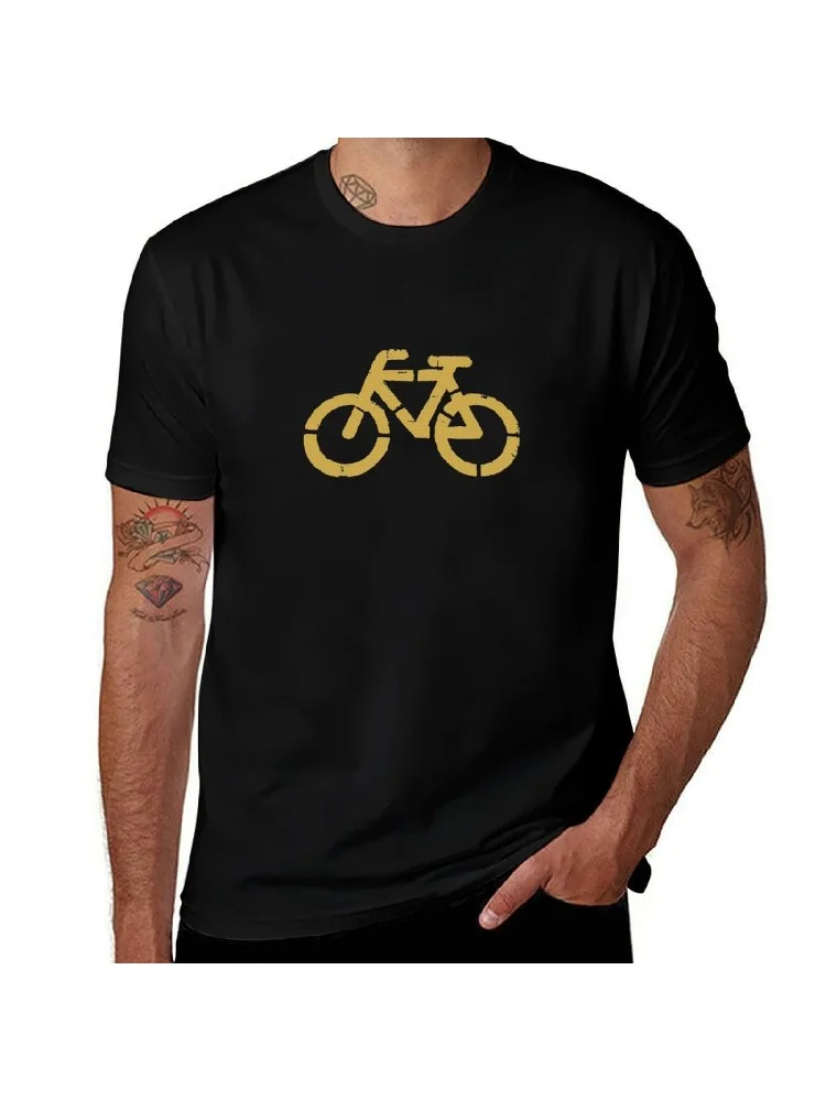 AliExpress Bicycle traffic sign T-Shirt t shirt custom print man tshirt t shirt man cotton T-Shirt