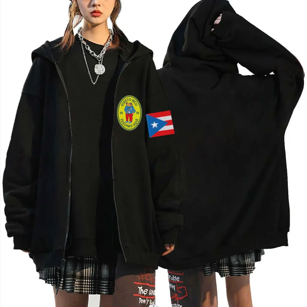 

Rapper Bad Bunny Debi Tirar Mas Fotos DTMF Zipper Hoodie Men Women Hip Hop Fashion Trend Zip Up Jacket Fleece Cotton Sweatshirt