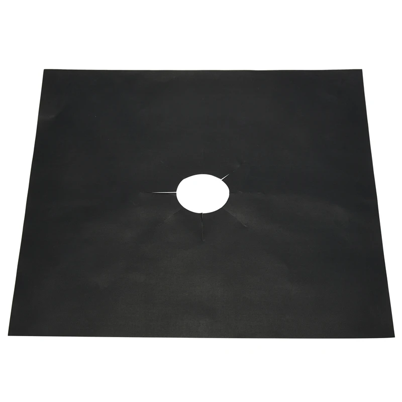 A01V-8Pcs واقيات نطاق موقد الغاز موقد حامي بطانة غطاء المنظفات طباخ يغطي قابلة لإعادة الاستخدام موقد غاز الحصير