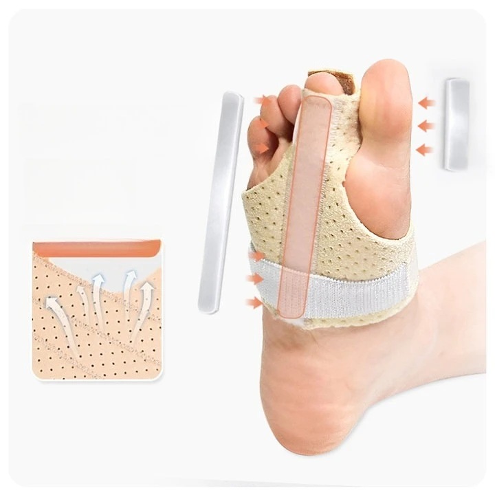 

Ортопедический корректор для пальцев ног, фиксатор-шина для большого пальца, ортез при синдроме отвисающей стопы, для восстановления после травм и переломов пальцев ног, для ходьбы