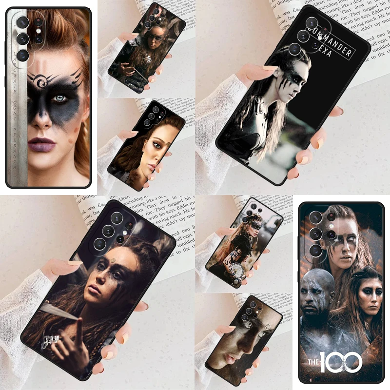 Commander Lexa The 100 Phone Case For Samsung Galaxy S24 S23 S22 S21 Ultra S10 Note 10 Pro S20 Plus FE S9 S8 Cover