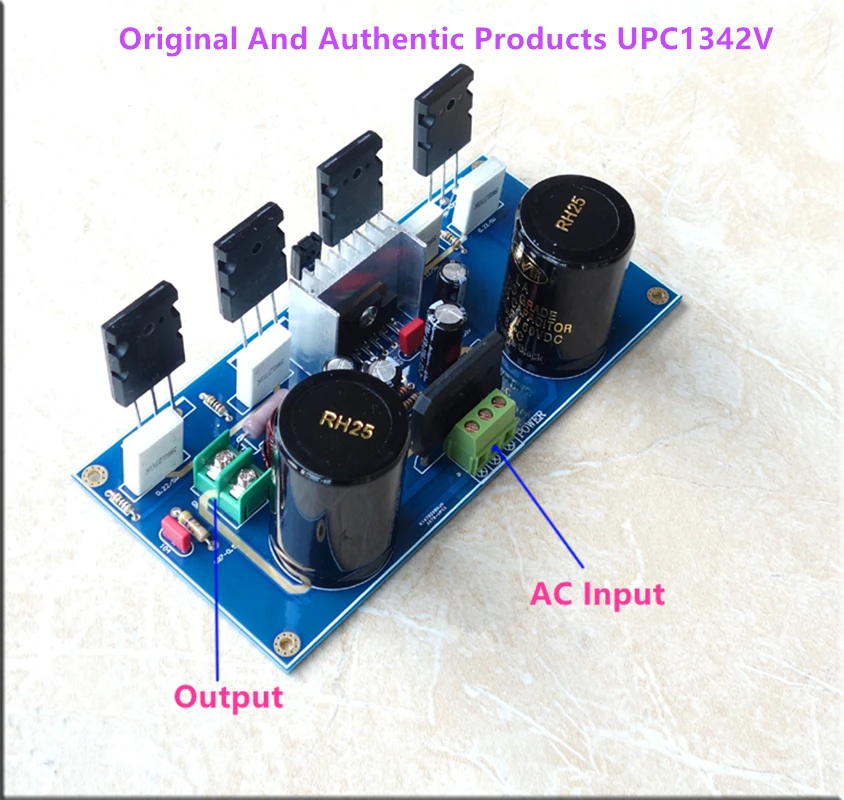 

A7 Amplifier Original And Authentic Products UPC1342V Dual Mono Split Amplifier Finished Board 220W*2