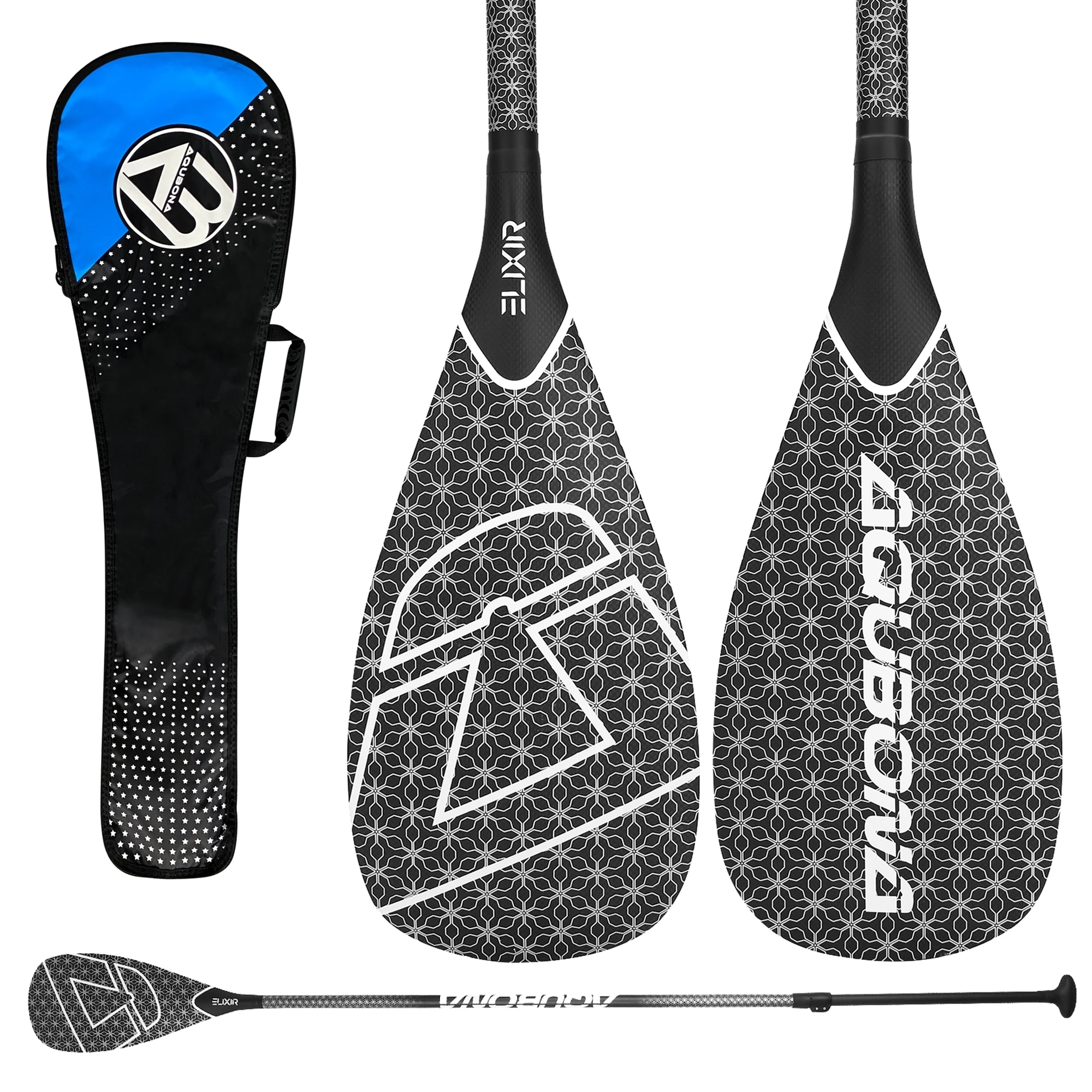 3-Piece Carbon Fiber Paddle Adjustable 71.25