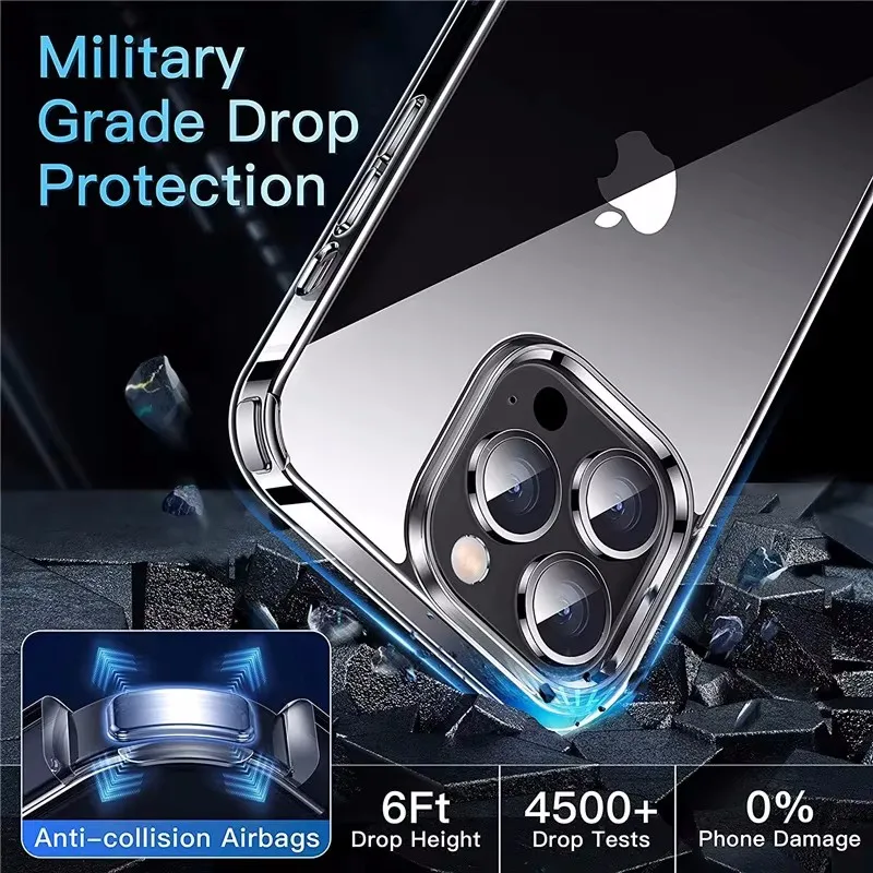 جديد آيفون 17 16E 16 15 14 13 12 11 17 برو ماكس 17AIR MINI X XR XSMAX 7 8 PLUS سيليكون لينة بولي TPU واقية جراب هاتف
