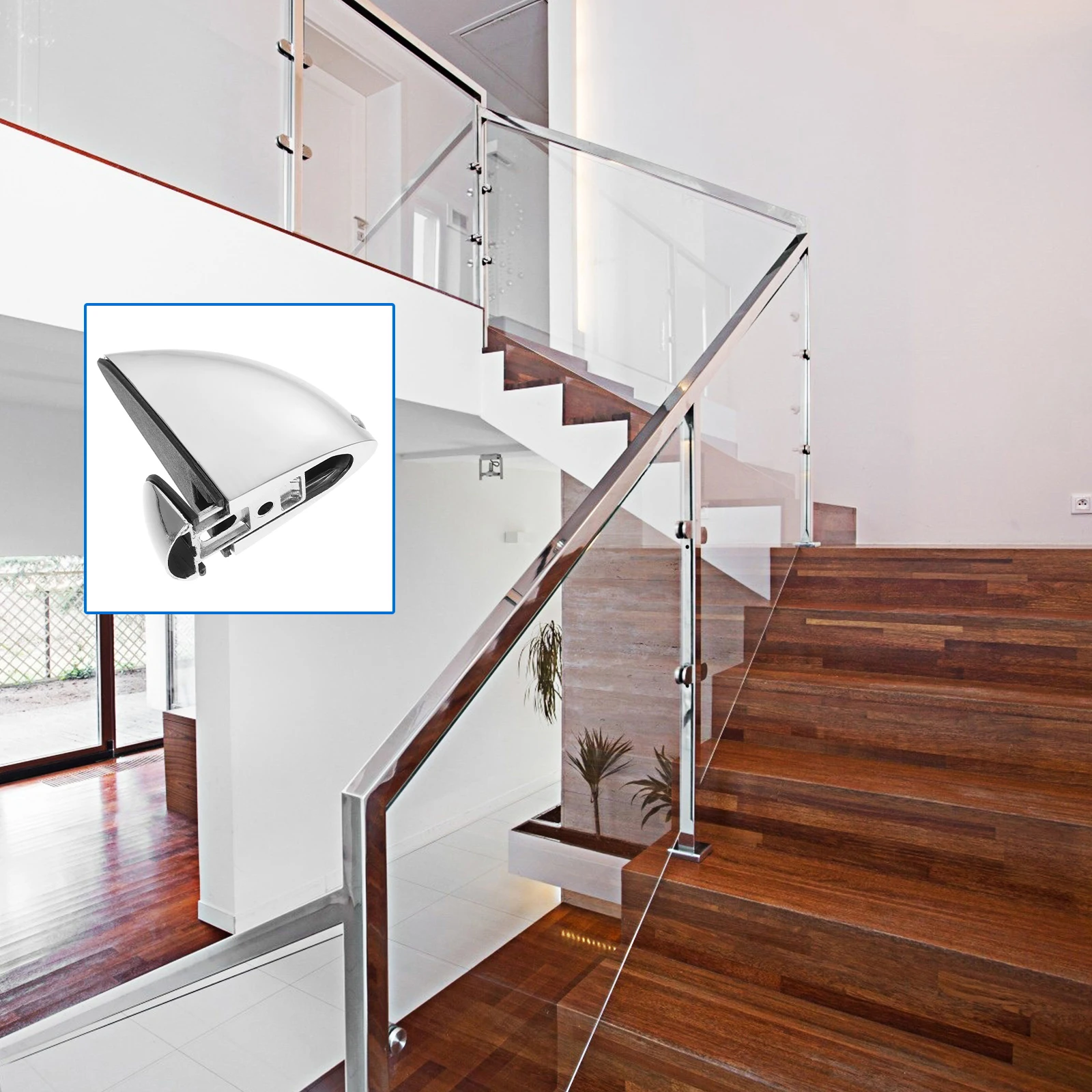 

Zinc Alloy Fish Mouth Clip 3-32mm Adjustable Clamp Bracket Mirror Holder Clips Glass Shelf Bracket Shower Glass Clamp Home