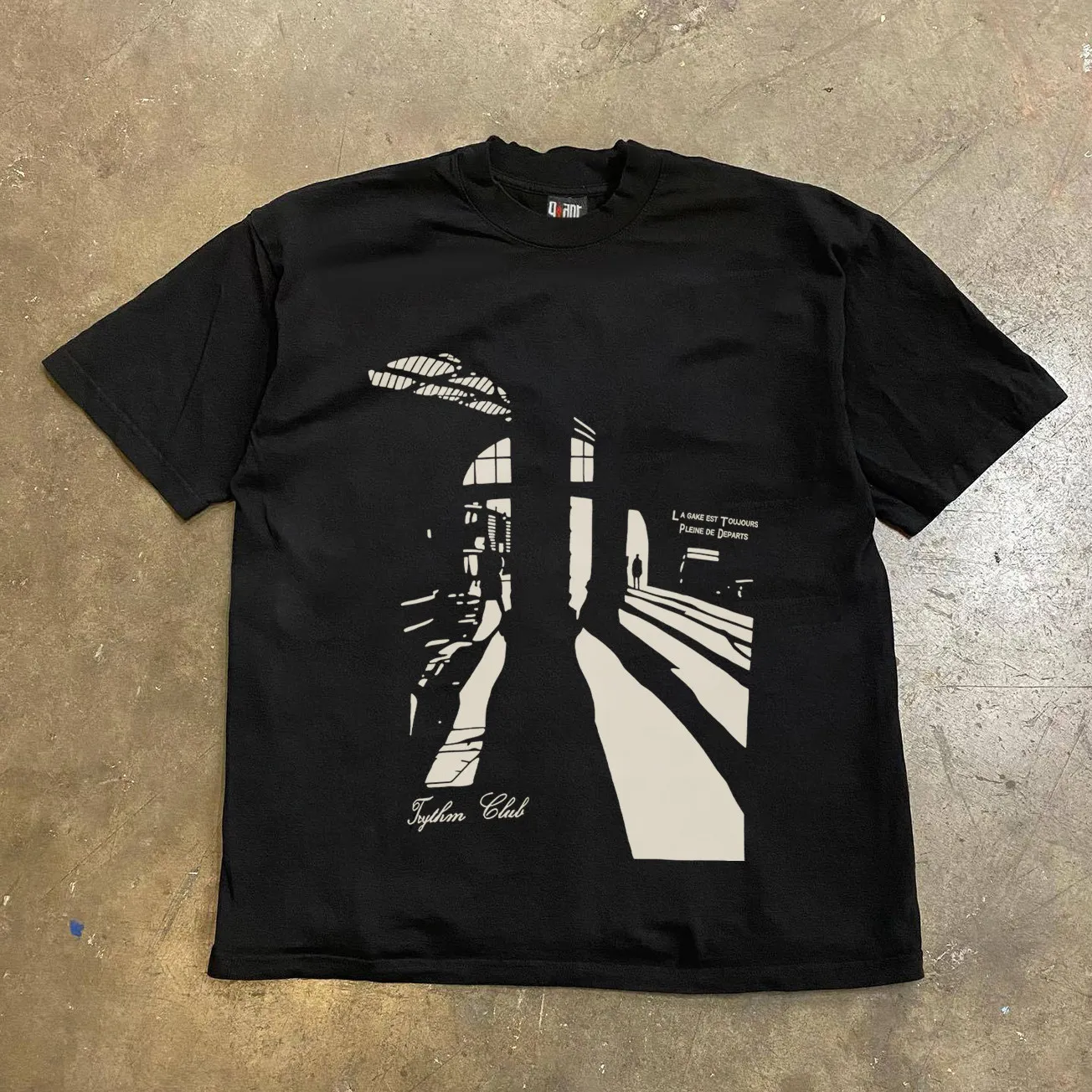 Loose Fit Cotton T-Shirt Unisex Short Sleeve Retro Style Double Thread American Vintage Men's Women's Casual Round Neck Top