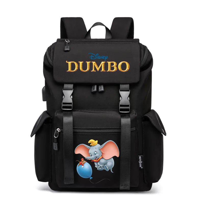 

Disney Dumbo School Backpack Women Men Laptop Travel Bag Large Waterproof Multifunction USB Charging Knapsack Mochila