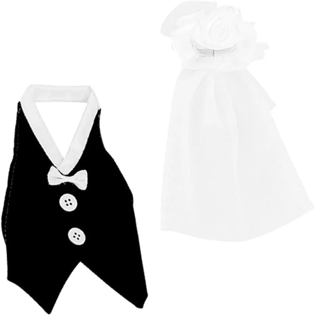 

1 set Wedding Wine Bottle Cover Bridal Veil Design Premium Material Soft Touch For Party Decor Wedding Supplies Kitchen