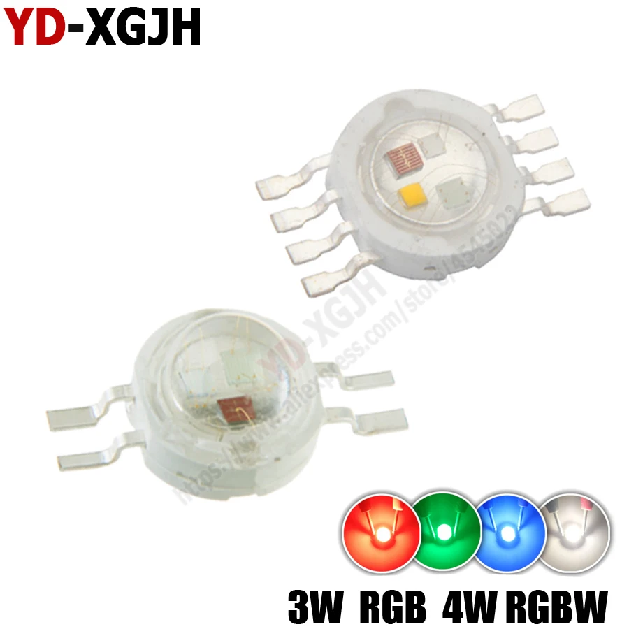 3W 9W 12W 15W High Power 8Pin RGB RGBW RGBWW LED Chip Stage Light Beads For RGB DIY molding LED Stage Light Source Beads