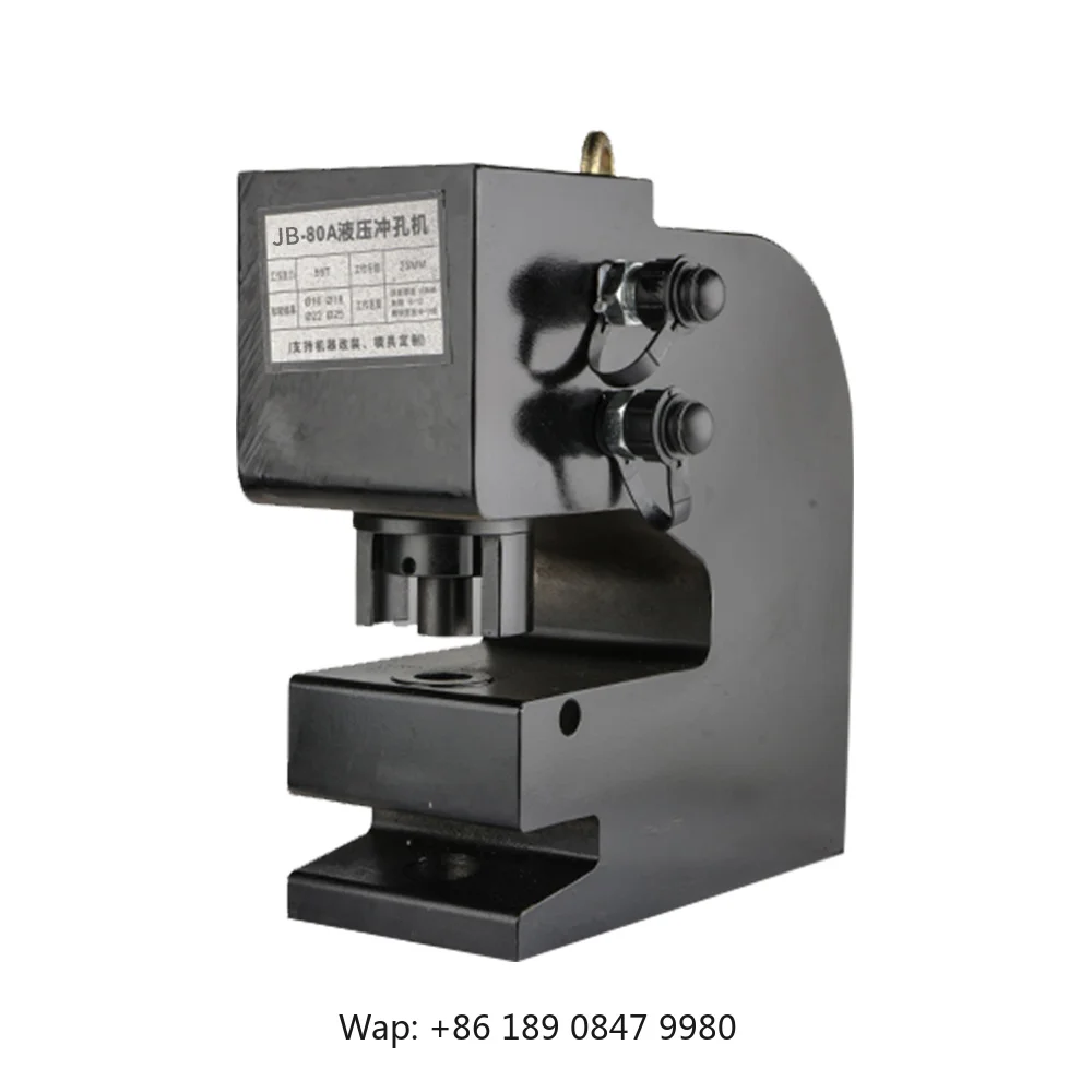 【Hot】Ch-80a/JB-80a Punching Copper Metal Sheet Hole Puncher Hydraulic Metal Hole Punching Tool