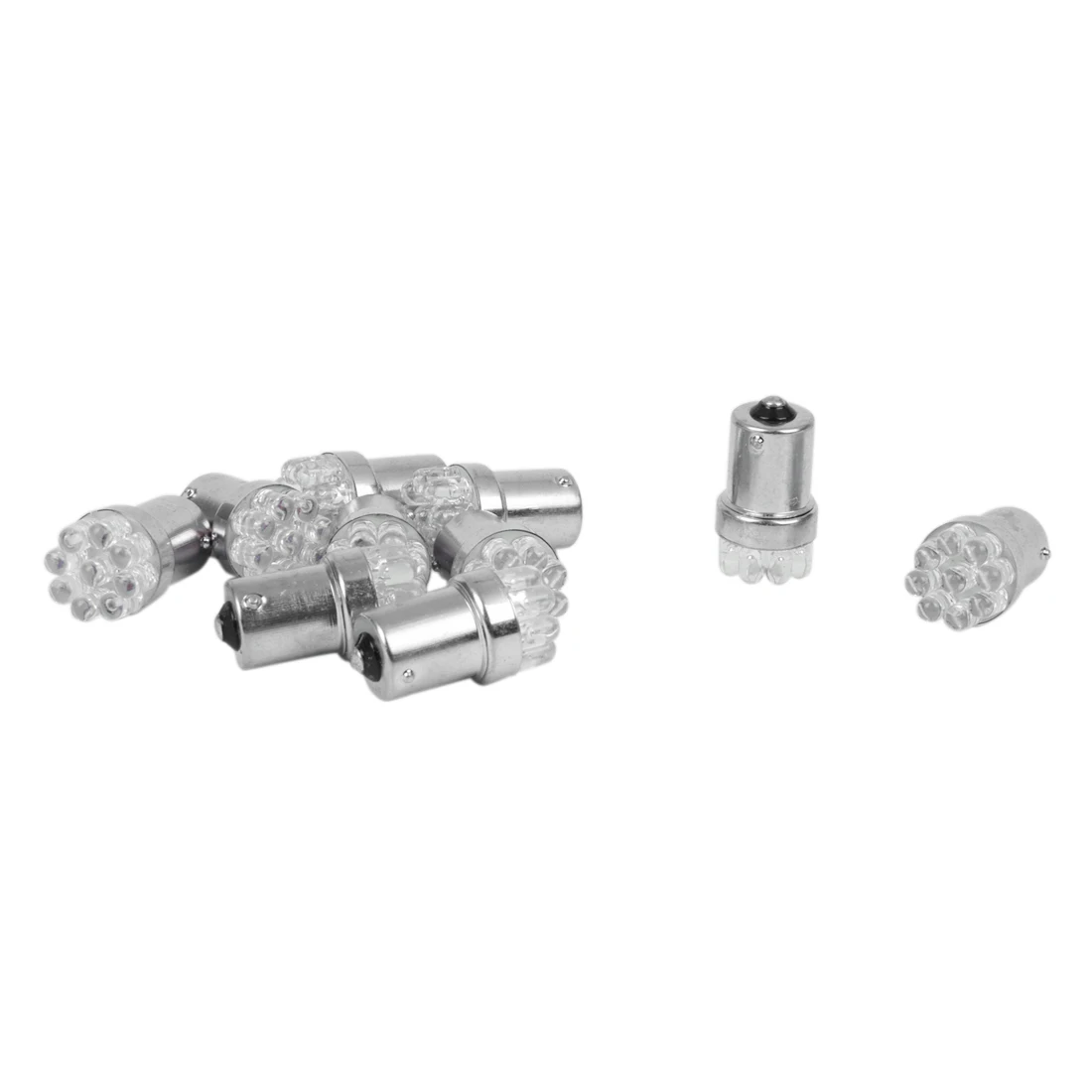 

【Hot-Selling!】10 1156 382 1093 BA15S P21W White 9 LED Tail Stop Parking Light Bulb Lamp