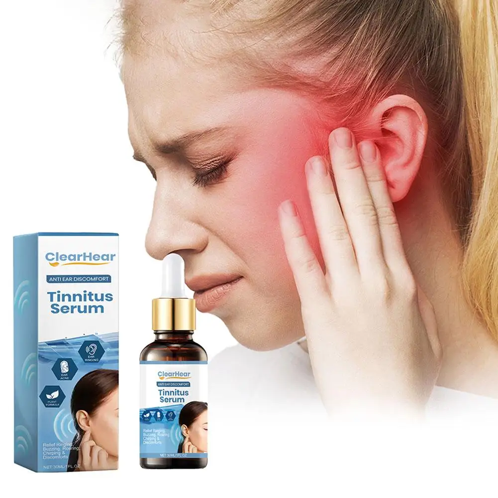 Tetesan perbaikan pendengaran, Soothe Ear Ringing telinga sakit gatal pembuangan tuli minyak penghilang Otitis Anti timah T1H3