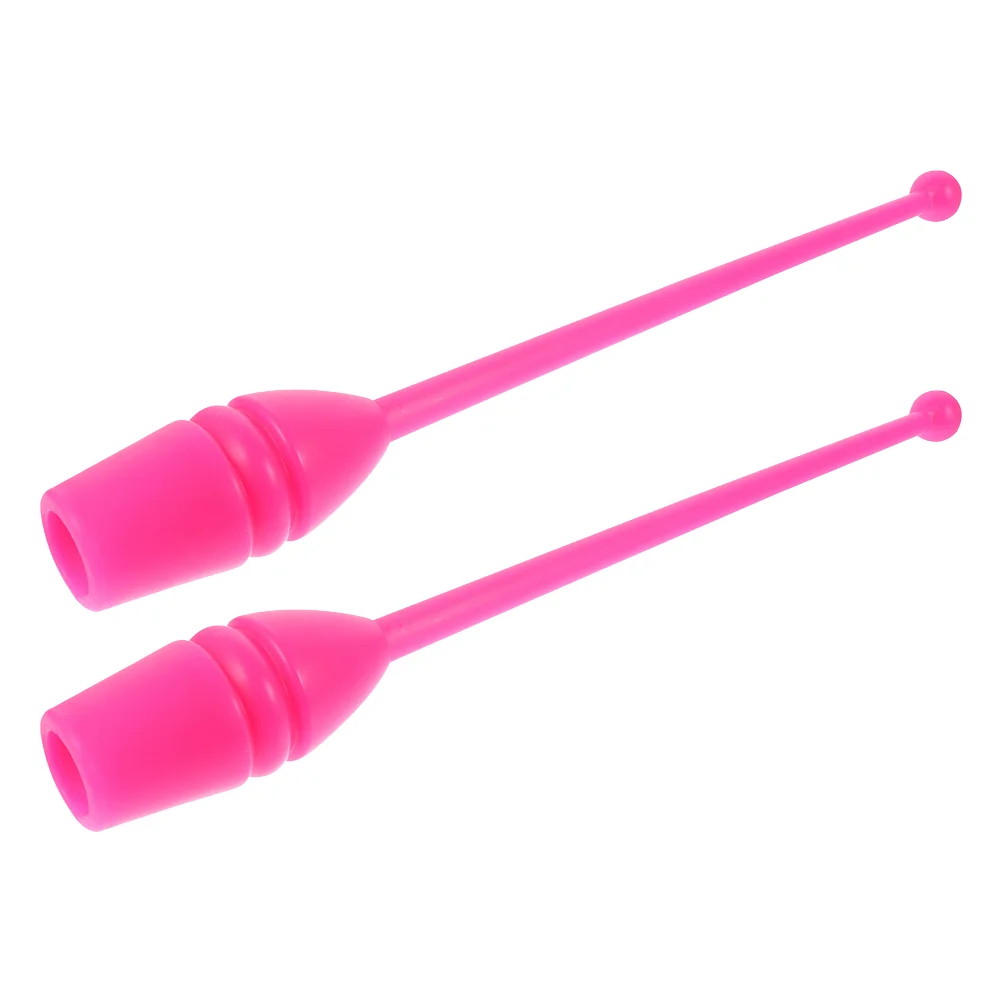 2 Pcs Aerobics Sticks Artistic Gymnastic Gymnastics Calisthenics Bars Dancing Sports Multicolor Child