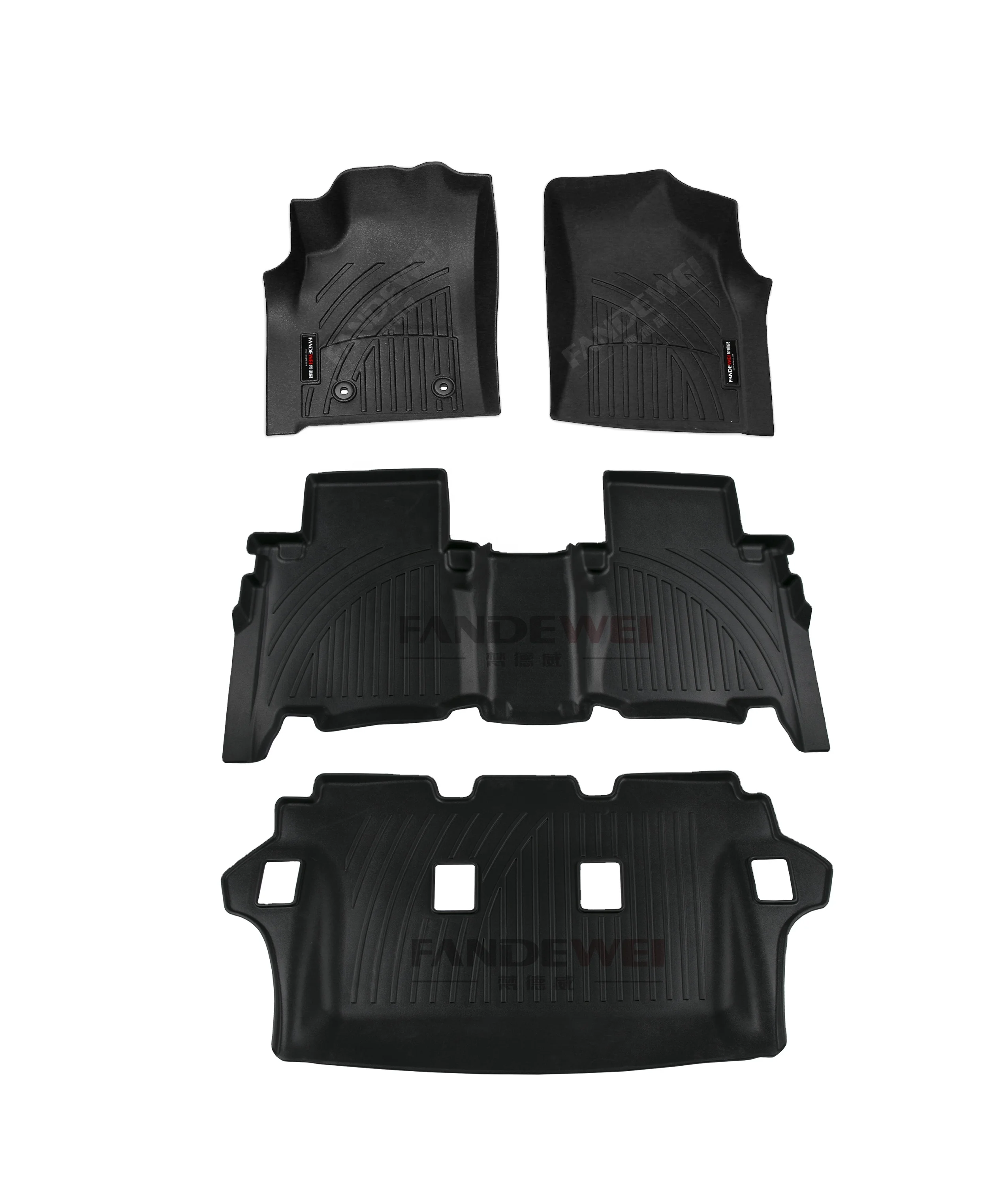 

3D резиновый коврик из ТПВ лучшего качества, противоскользящий, против царапин, огнестойкий для TOYOTA FORTUNER 2005-2014