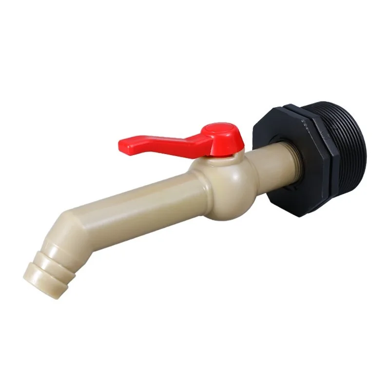 200L liter plastic barrel chemical barrel discharge drain oil large rubber cover switch faucet