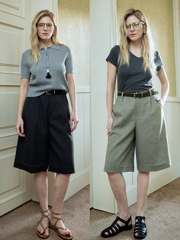 

Брюки-костюмные прямого кроя с высокой талией, универсальные, повседневные, из текстурированной ткани, для офиса и города, простой дизайн