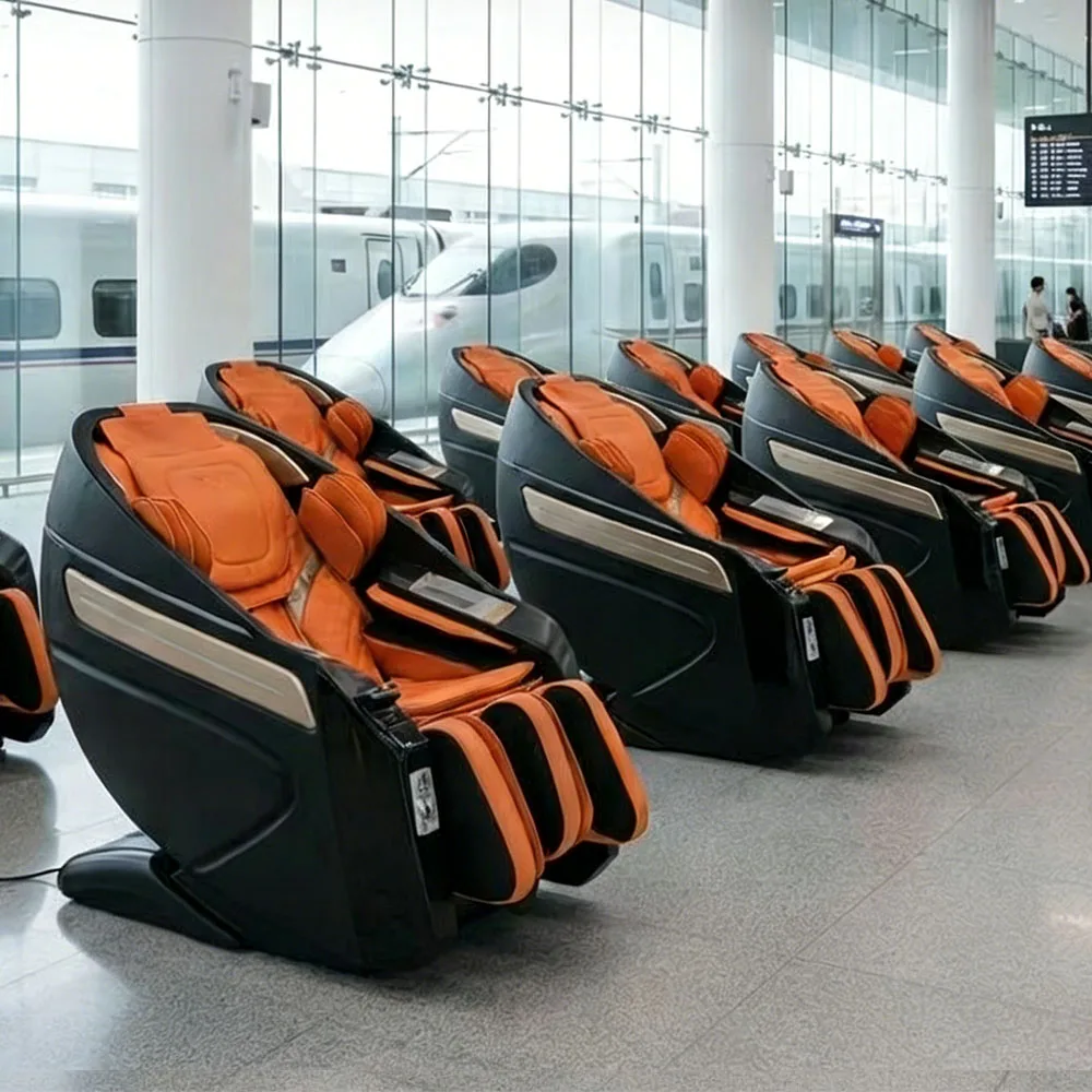 

Luxury Coin Bill Operated Vending Zero Gravity 4d Full Bady Massage Credit Card Commercial Massage Chair