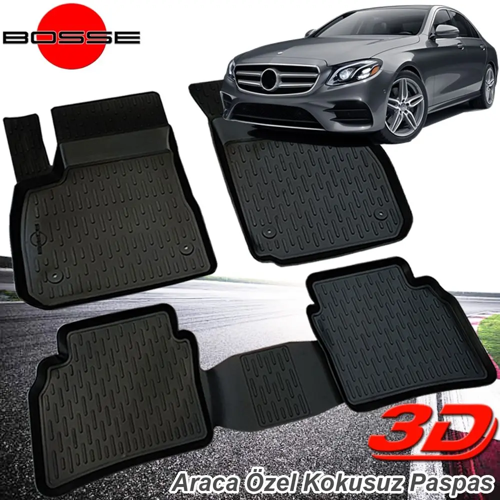 For Mercedes E Series Mat W213 Mat 3D Pool 2016 2020 BOSSE