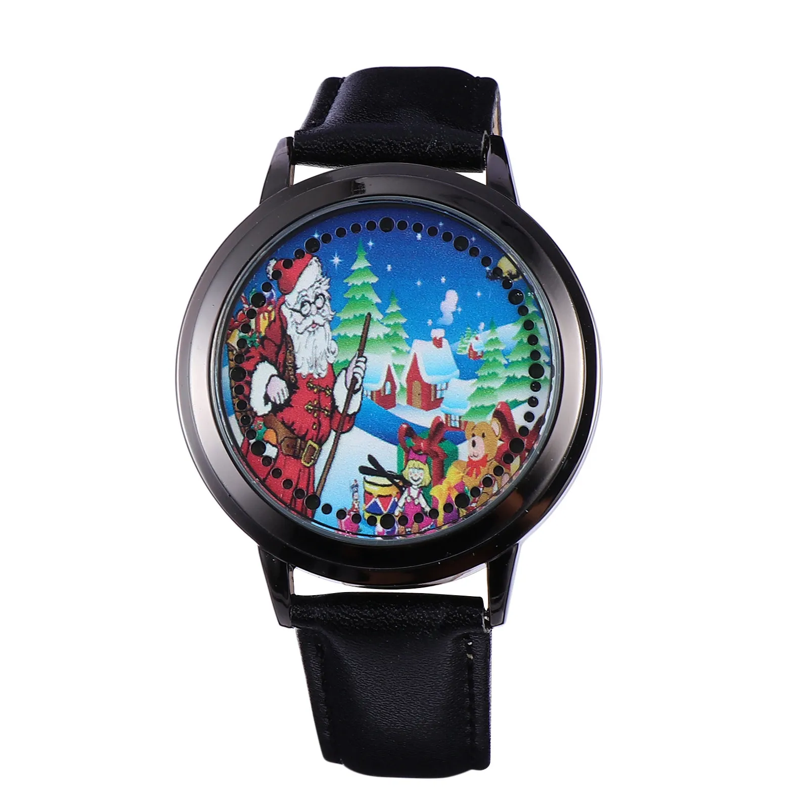 

Touch Screen Watch Women Christmas Quartz Wristwatch Elegant Cartoon Waterproof Fashion Timing Wear