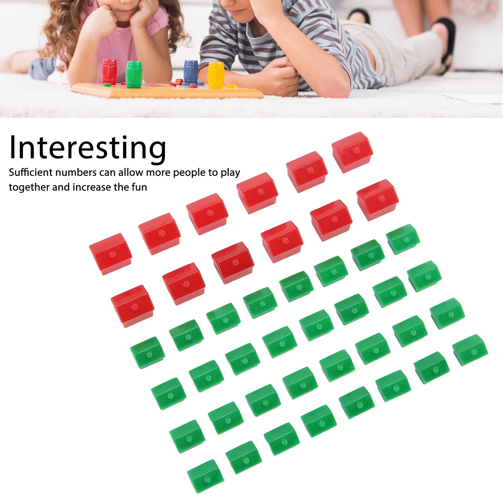 Piezas de repuesto para juego de Hotel, accesorios de plástico para casas y hoteles