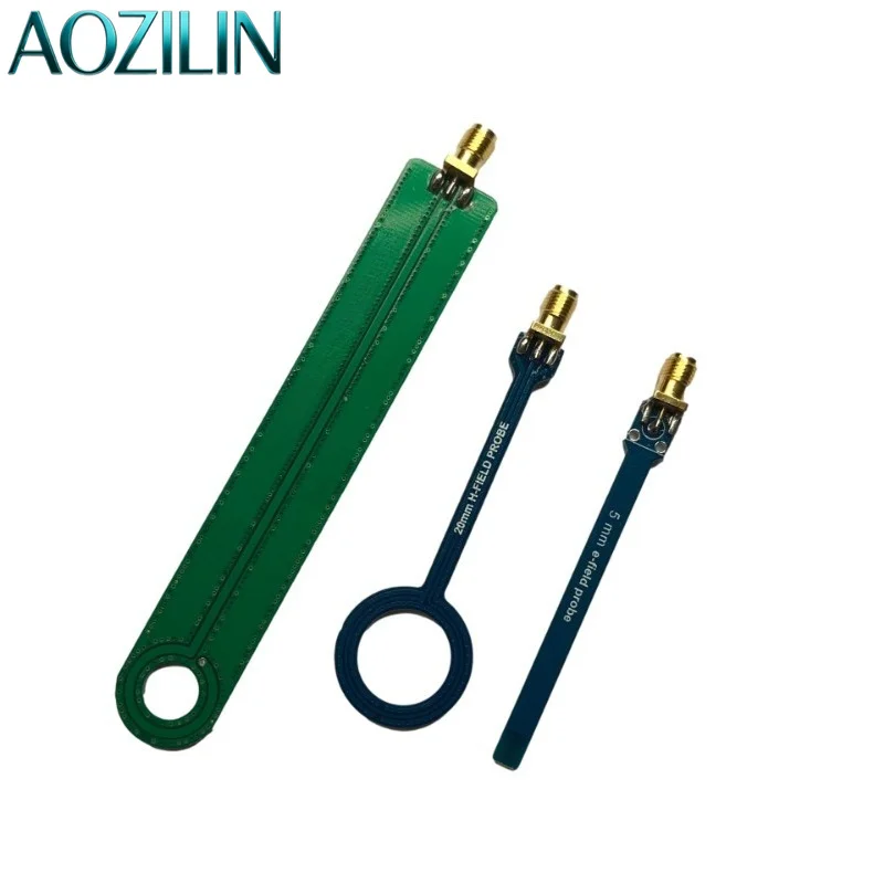 AOZILIN EMC EMI Near Field Probe Kit 9K-3GHz Conducted Radiation Debugging Magnetic Field Probe for Spectrum Analyzer