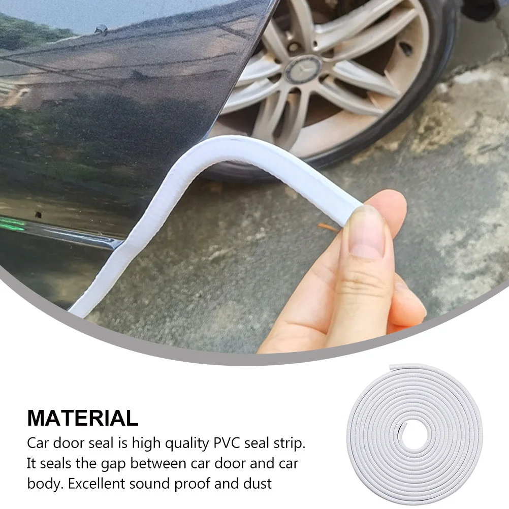 4 Meters Sealing Strip Car Door Sealer Protection Lining Edge Molding Trim Protector Iron Automobile Anti-collision