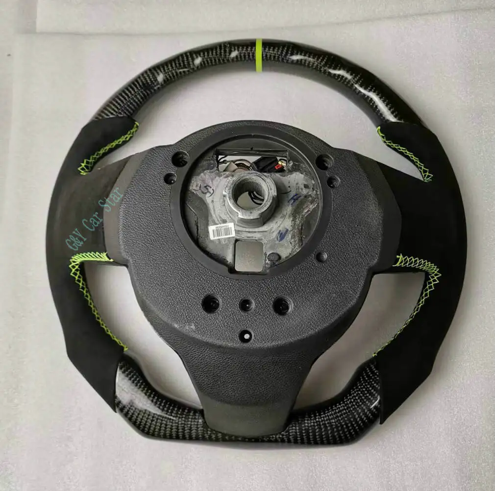Carbon Fiber/Leather Car Steering Wheel For Chevrolet Camaro SS 5th Gen