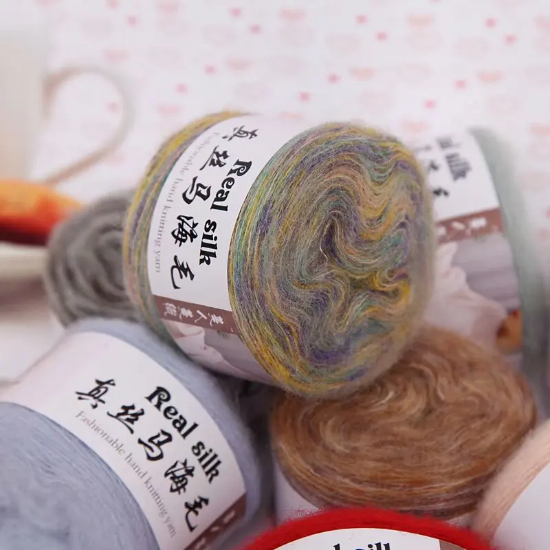 30g/ball  Mohair Yarn Crochet Skin-Friendly Baby Wool Thread For Knitting Sweater Shawl Yarn Crochet Infant Blanket Sweater