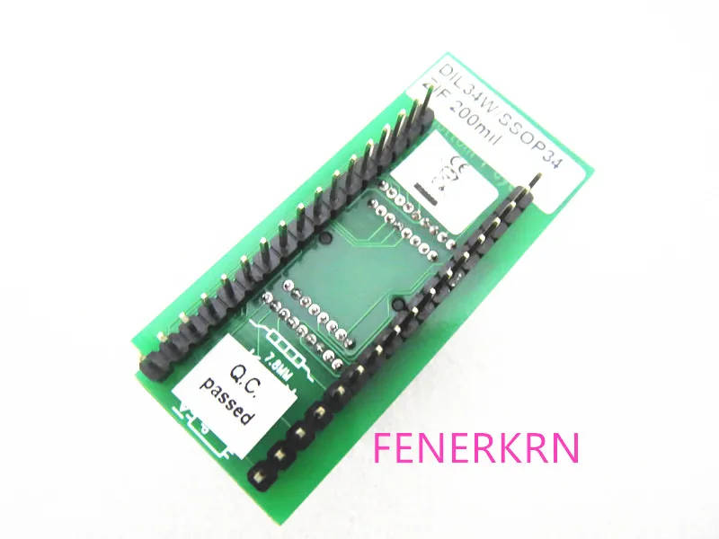 DIL20W/SSOP20 ZIF 200MIL  IC testing seat Test Socket test bench