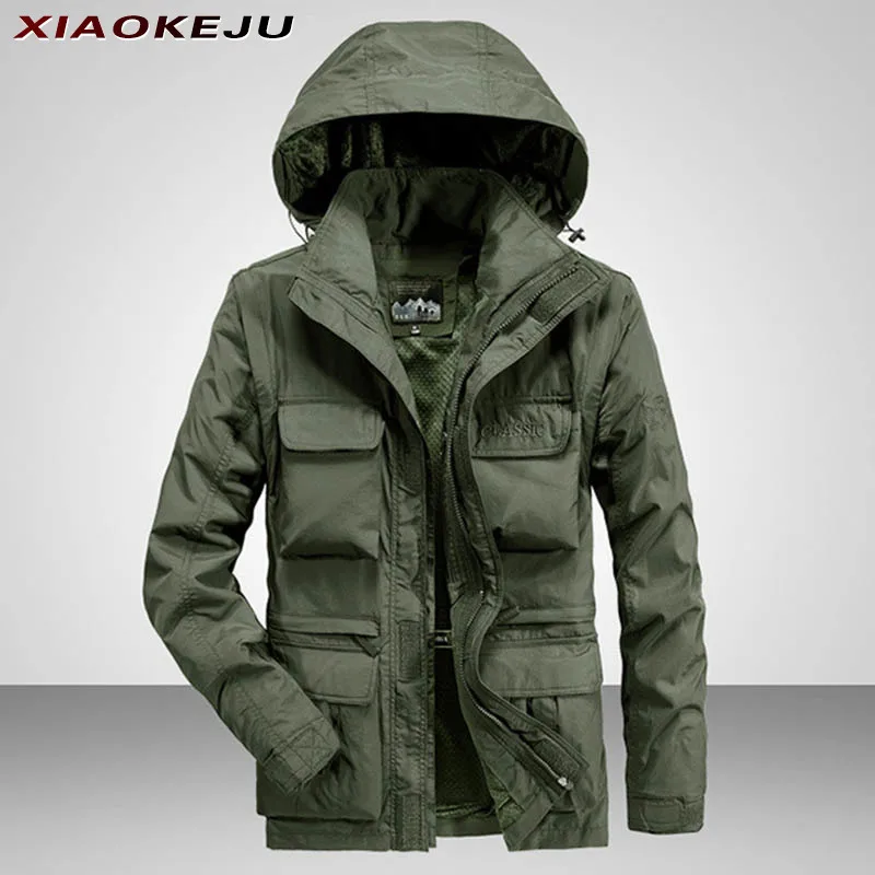 Varsity Jackets Parkas Man Coat Motorcycle Jacket Winter Men Male Men's Clothes Boy Coats Fashion Spring Hooded Luxury Clothing