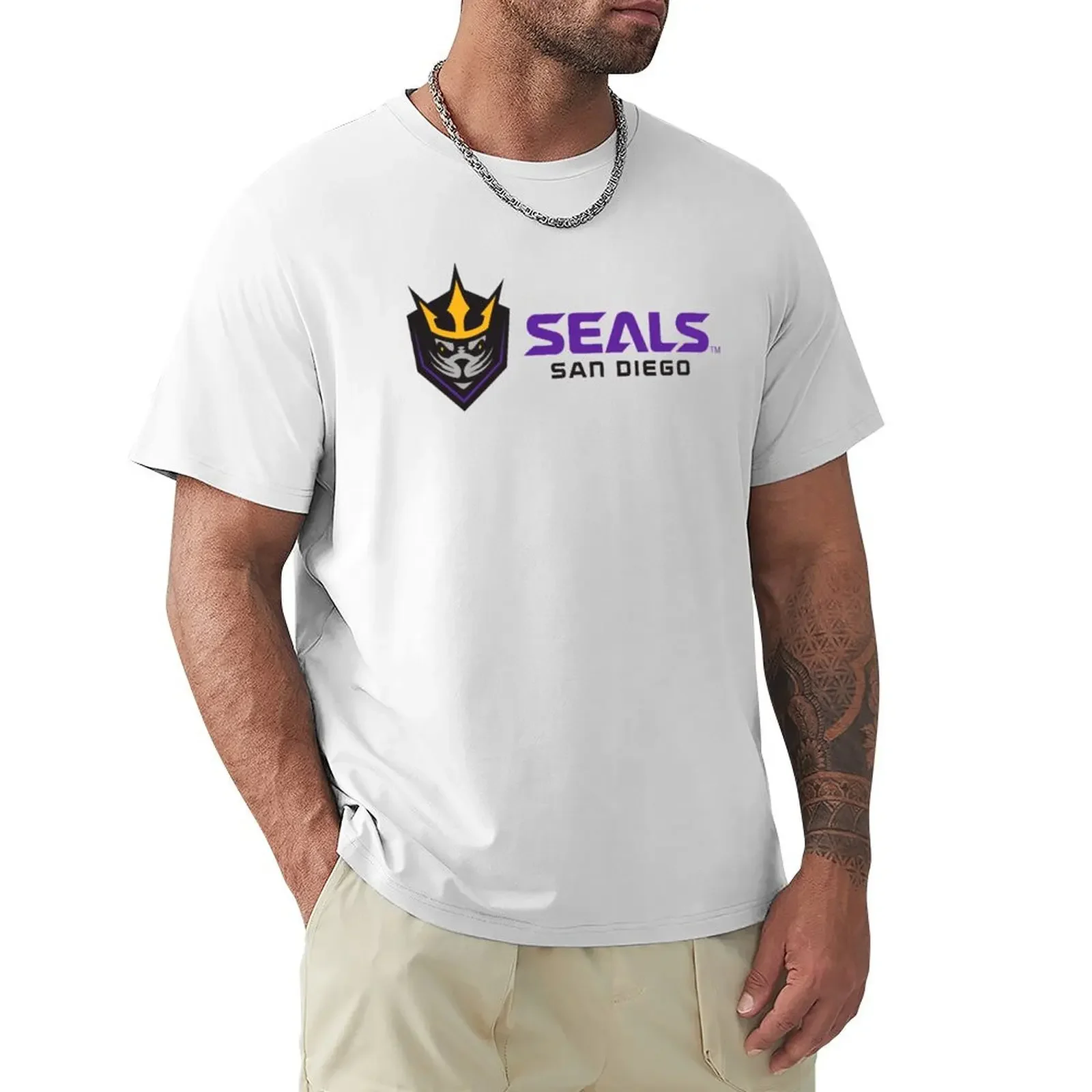 

San Diego Seals T-Shirt animal prinfor boys sublime customizeds vintage graphic tee funny t shirts men