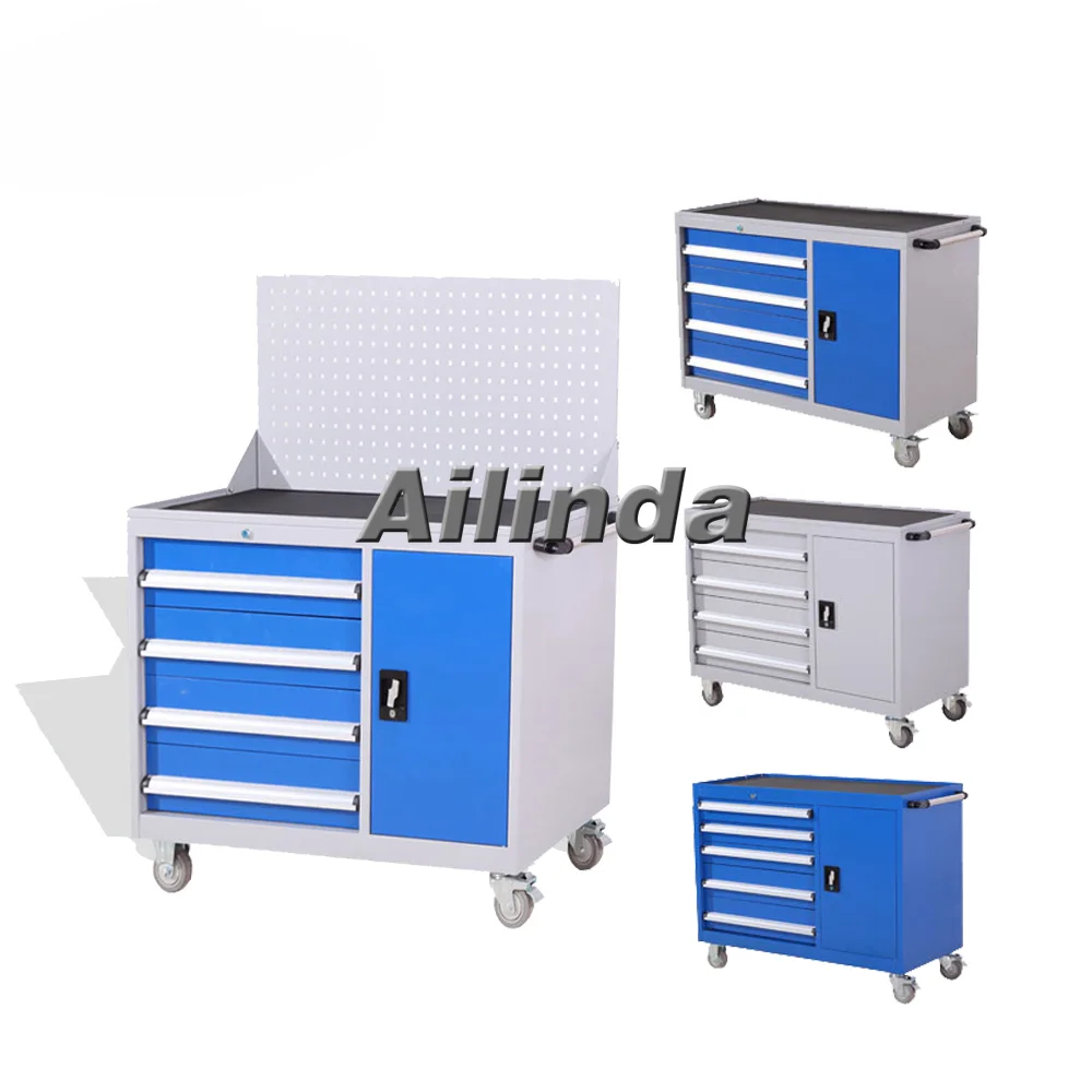 OEM Sheet Metal Manufacturing Tool Cabinet, Caixa de ferramentas móvel bloqueável, Oficina cacifo com rodas