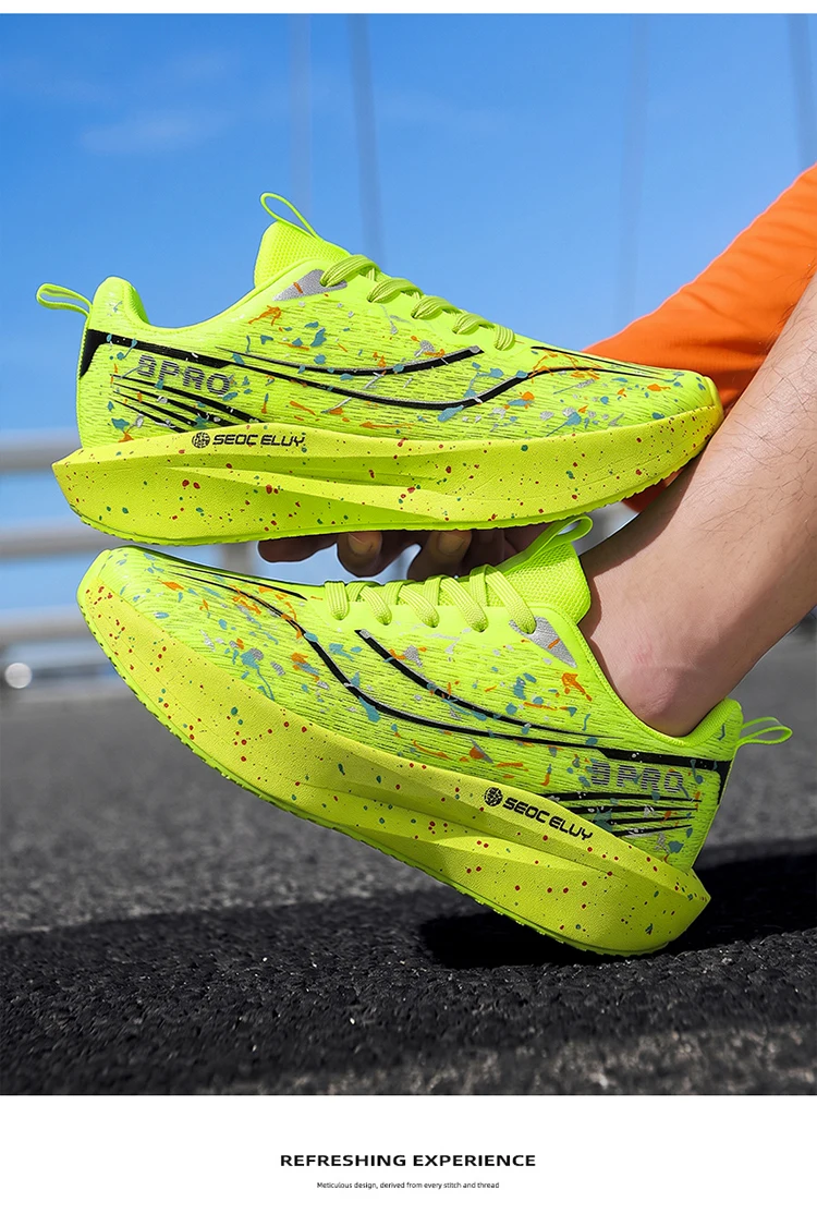 Modische Leichte Laufschuhe für Damen und Herren, Atmungsaktive Sportschuhe für Outdoor-Jogging, Größe 35-45 – Detail 14
