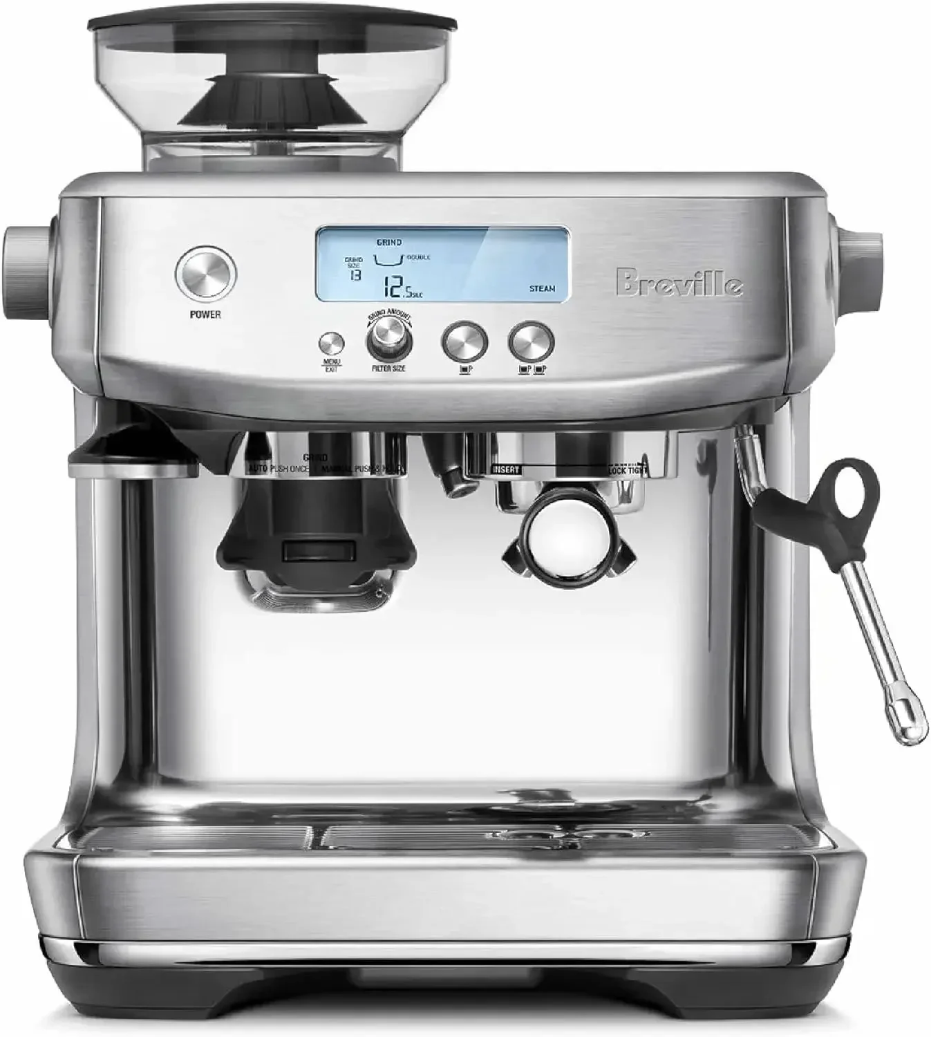 Breville Barista Pro Espresso Machine BES878BSS Brushed Stainless Steel Professional Coffee Maker