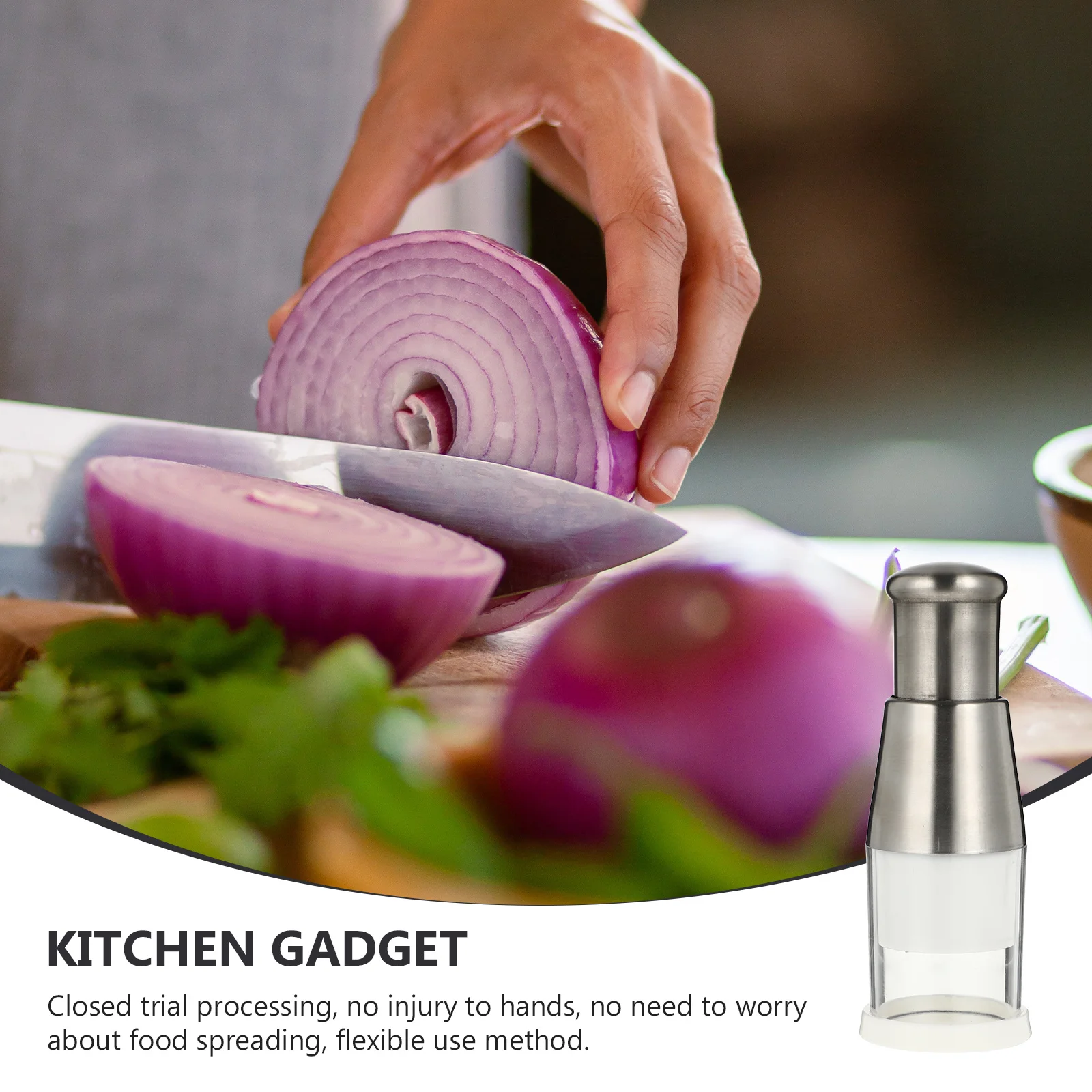 

Hand Press Vegetable Chopper Portable Kitchen Gadget For Garlic Onion Salad Mincer Manual Slicer Easy Clean Practical
