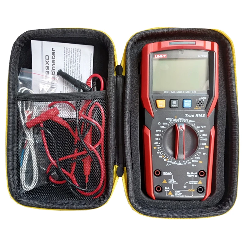 Newest Hard EVA Carrying Protect Bag Case for UNI-T UT61B+ UT61E+ UT61D+ UT89X UT89XD Digital Multimeter