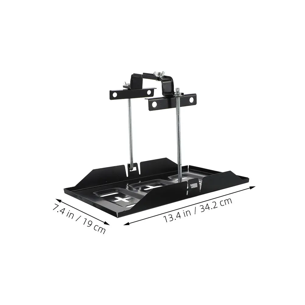 조절 가능한 홀드 다운 트레이 키트 범용 클램프 금속 보관 트레이 자동차 보트 해양 장착 트레이