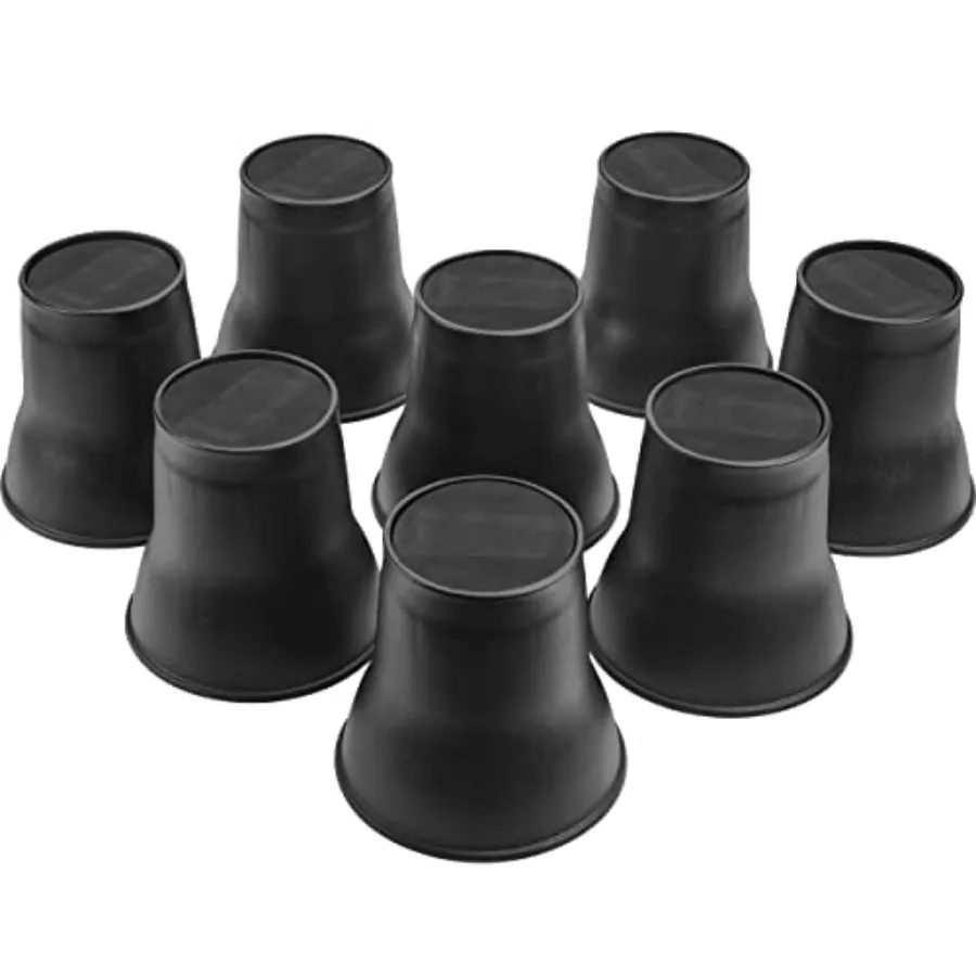 

D-home Bed Risers, Heavy Duty Round Furniture Risers for College Dorm Bed, Sofa, Couches and TV Stands, Non-Slip Bed Lifts for