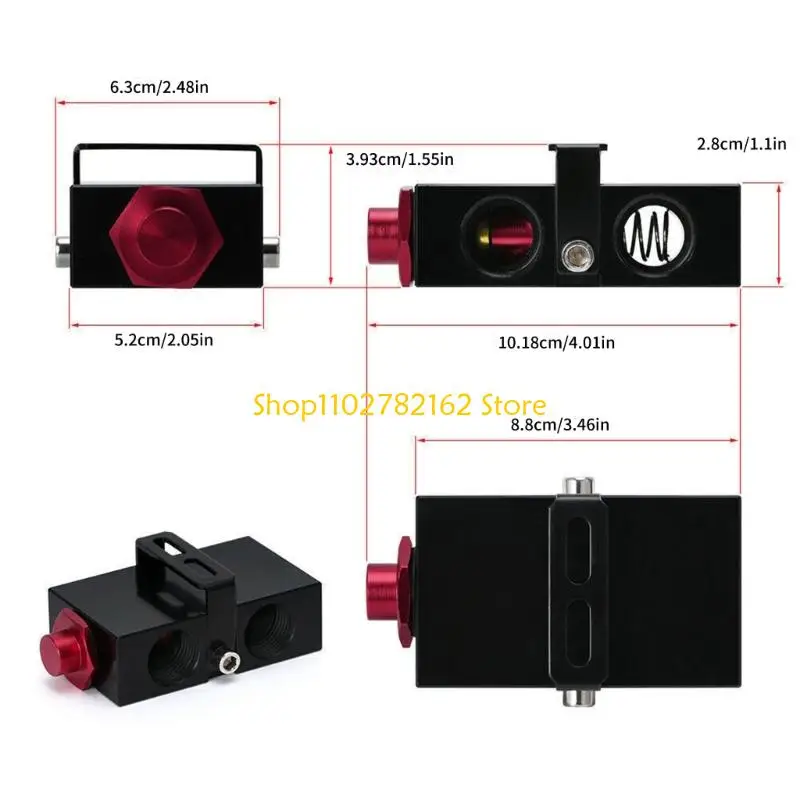 Adaptador tipo sándwich filtro aceite universal AN10 547B optimizado para eficiencia del motor